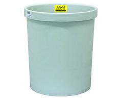 Metzger & Mendle 201S0900 Papierkorb schwer entflammbar hellgrau