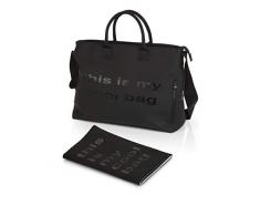 Be Cool Wickeltasche mit Wickelunterlage, schwarz