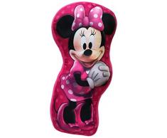 Jerry Fabrics Dekorative Wurfkissen für Kinder, Disney Minie Maus Charakter Kissen, Polyester, Rosa, 34 x 19 x 5 cm