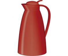 alfi 0825.037.100 Isolierkanne Eco, Kunststoff gefrostet Rot, 12 Stunden heiß, 24 Stunden kalt