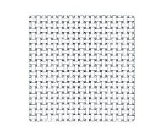 Spiegelau & Nachtmann, Servierplatte quadratisch, Kristallglas, Bossa Nova, Größe: 28 cm, 0081398-0