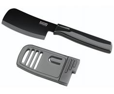 Kuhn Rikon 22798 Colori 1 Minihackbeil und Käsemesser, schwarz