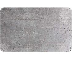 Wenko Wanneneinlage Modell Concrete Antirutsch-Badewannenmatte mit Saugnäpfen, 40 x 70 cm, mehrfarbig