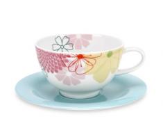 Portmeirion Crazy Daisy 4er-Set Tassen und Untertassen