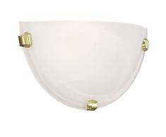 EGLO SALOME Wandleuchte, Stahl, E27, 60 W, messing