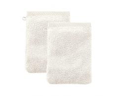 Living Crafts Waschhandschuh, 2er-Pack Beige, one Size