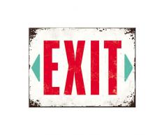 Nostalgic-Art 14327 Achtung - Exit, Magnet 8x6 cm