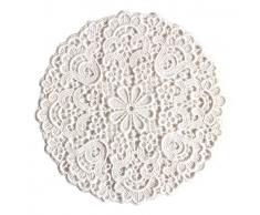 Plauener Spitze by Modespitze 2204_e_22 Tischdecke Admeto, 22 cm rund, creme