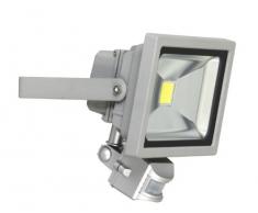 Ranex XQ1221 LED Fluter mit Bewegungsmelder 1x LED á 20 Watt, 1.200 Lumen / 120° x 8 Meter Erfassungsbereich / kalt weiÃ