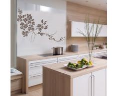 INDIGOS 4052166144063 Wandtattoo w657 sehr schöne Blume Wandaufkleber 120 x 87 cm, braun