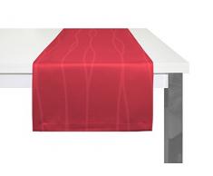 Wirth Tischläufer Langwasser, Polyester, Orange, 40 x 150 cm