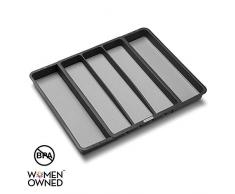 madesmart Besteckkasten erweiterbar Küchenutensilien Granit