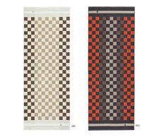 EGERIA PLAID Saunatuch mit Karo-Muster, Farbe Stone und Größe 70 x 200 cm