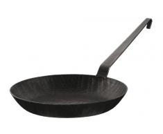 RÖSLE Bratpfanne 1888 Ø 28 cm, schmiedeeisern, Stahl matt, Grill- und Feuergeeignet, induktionsgeeignet