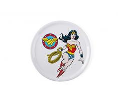 Excelsa Teller Pizza Wonder Woman Bianco