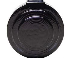Kare Design Vase Las Vegas Disc Schwarz (H/B/T) 15,5 15,5 5,5