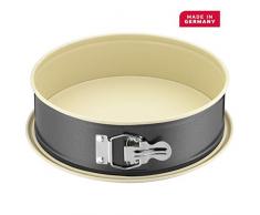 Kaiser Inspiration Plus Springform 26 cm rund, Flachboden, runde Backform, antihaftbeschichtet, auslaufsicher