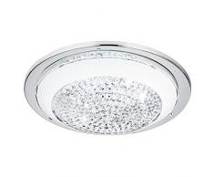 EGLO ACOLLA Wand- / Deckenleuchte, Stahl, 11 W, chrom