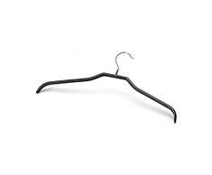 Coronet 3 Stück Kleiderbügel Set, 40 cm, Metall, schwarz, 30 x 30 x 30 cm