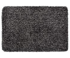 Wenko Badteppich, Polyester, Grau, 60 x 90 cm