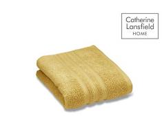 Catherine Lansfield Handtuch Zero Twist Ocker
