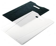 KUHN RIKON 22073 Küchenhelfer Zubehör Schneidbretter schwarz/weiss (2er-Set) Kunststoff flexibel