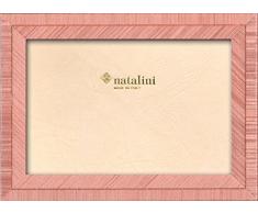 Natalini BIANTE ROSA 10X15 Bilderrahmen mit Unterstützung für Tisch, Tulipwood, Rosarot, 10 X 15 X 1,5