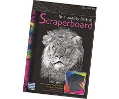 ESSDEE britischen Bastelset zum scraperboard 305 x 229 mm (Pack von 5 Blatt)