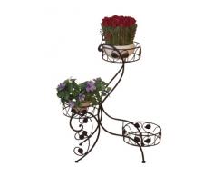 Heinz Hofmann 3177.S Blumenständer / Metall / Schwarz / B. 59 x T. 26 x H. 73 cm