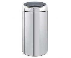 Abfallsammler, TWIN, Inhalt 2 x 20 l, Edelstahl -