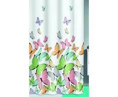 Kleine Wolke Butterflies Duschvorhang, Polyester, Multicolor, 180 x 200 x 0.2 cm