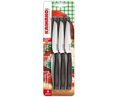 Kaimano KDN044506N Dinamik Pizzamesser, Edelstahl, Schwarz