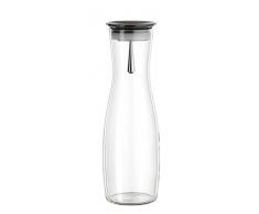 Bohemia Cristal 093 006 106 SIMAX Karaffe ca. 1250 ml aus hitzebeständigem Borosilikatglas mit praktischem Ausgießer aus Kunststoff smoke Viva