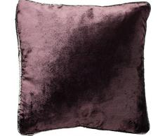 McAlister Textiles Kissenbezug aus glänzendem Samt, quadratisch, 35,6 x 35,6 cm, quadratisch, dekorativer Wurfkissenbezug mit Crushed Metallic-Look