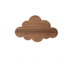 ferm living Cloud Wandleuchte, Geräucherte Eiche, 6 W, Braun, 25 x 40 x 6,5 cm