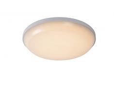 Lucide TISIS LED - Deckenleuchte Badezimmer - Ø 28 cm - LED - 1x24W 3000K - IP54 - Weiß