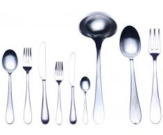 Mepra 104228039 Besteckset Natura Ice H/H, 39-teilig, Besteck, Silber