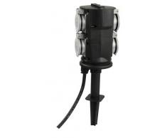 Heitronic 36221 Außenleuchte, Kunststoff, schwarz