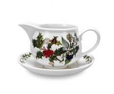 The Holly & Ivy Sauciere und Stehen, Keramik, Mehrfarbig