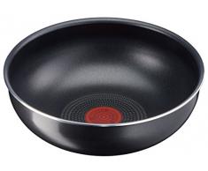 Lagostina Ingenio Essential Wok, ø 28 cm, Aluminium, schwarz