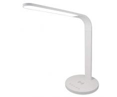 FeinTech LED Schreibtischlampe kabellos laden Wireless Charger Drahtlos DIMMBAR Weiß
