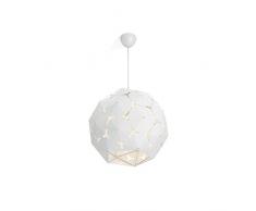 Philips myLiving Pendelleuchte Corkwood Dekolampe, 60 W, E27, weiß, Kunststoff
