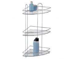 axentia 282057 Eckregal Napoli 3 BÃ¶den, verchromt