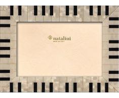 Natalini Piano Bianco 13X18 Bilderrahmen mit Unterstützung für Tisch, Tulipwood, Weiß, 13 X 18 X 1,5