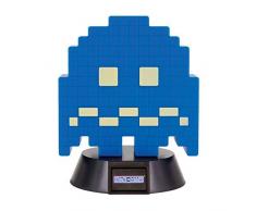 PAC-MAN Lampe Ghost blau/schwarz, aus Kunststoff, kommt in Geschenkkarton, inkl. USB Kabel.