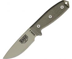 ESEE - Outdoormesser Klingenlänge: 9.52 cm - Griff: Micarta - Model 3 Desert Tan Blade, Mehrfarbig