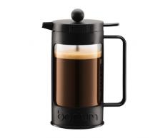 Bodum BEAN Kaffeebereiter für 3 Tassen (Press Filter System, Isoliert, Auslaufschutz, 0,35 liters) schwarz
