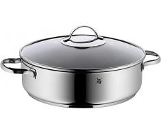 WMF Schmorpfanne 28cm Induktion, Schmortopf mit Deckel 5,0l, Cromargan Edelstahl beschichtet, backofengeeignet, hoher Rand, PFOA frei