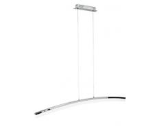 WOFI Pendelleuchte, 1-flammig, Serie Colmar, 1 x LED, 28,8 W, 8 x 120 x 150 cm, chrom 7234.01.01.000