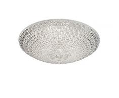 Reality Leuchten R62442400 Kuma A+, LED Deckenleuchte, Acryl, 21 watts, Integriert, Transparent, 40 x 40 x 11 cm